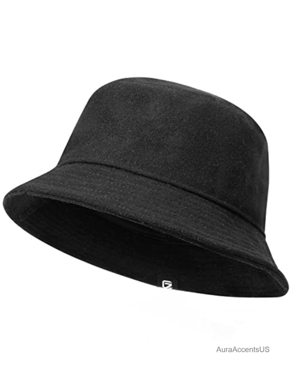 Wool Blend Winter Bucket Hat Packable Unisex Solid Warm